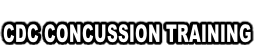 CDC CONCUSSION TRAINING